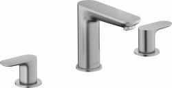 Duravit Wave 3 delikli batarya 326 mm Fırçalanmış Paslanmaz Çelik
