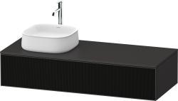 Duravit Zencha Asma dolap ünitesi 1300 mm Siyah Çizgi Yapısı ZE4812L63800000