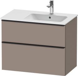 Duravit D-Neo Asma dolap ünitesi 810 mm Bazalt Mat DE43670BD430000