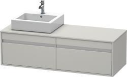 Duravit Ketho Asma dolap ünitesi 1400 mm Beton Gri Mat Dekor KT6697L0707