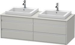 Duravit Ketho Asma dolap ünitesi 1400 mm Beton Gri Mat Dekor KT6757B0707