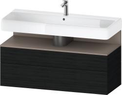 Duravit Studio F. A. Porsche Collection Asma dolap ünitesi 1190 mm Siyah Meşe QA4396043160000