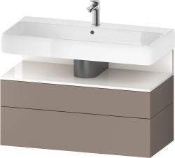 Duravit Studio F. A. Porsche Collection Asma dolap ünitesi 990 mm Bazalt Mat QA4395022430000