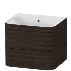 Duravit Happy D.2 c-bonded Asma dolap 575 mm Fırçalanmış Ceviz HP4635N6969