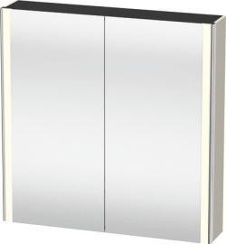 Duravit XSquare Aynalı dolap 800 mm Taupe Süper Mat