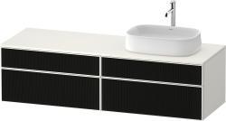 Duravit Zencha Asma dolap ünitesi 1600 mm Siyah Çizgi Yapısı ZE4824R63840000