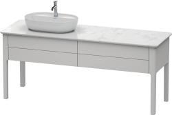 Duravit Luv Yerden dolap ünitesi için tezgah 1733 mm İskandinav Beyazı Saten Mat Lake LU9563L3939