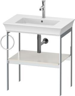 Duravit White Tulip Metal konsol 684 mm İskandinav Beyazı Saten Mat Lake WT4543L3939