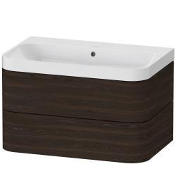 Duravit Happy D.2 c-shaped asma set 775 mm Fırçalanmış Ceviz HP4347N6969