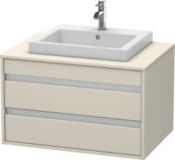 Duravit Ketho Asma dolap ünitesi 800 mm Taupe Dekoru KT675409191
