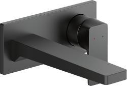 Duravit Manhattan Tek kollu lavabo bataryası 173 mm Siyah Mat