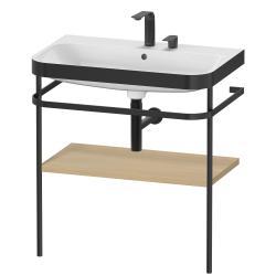 Duravit Happy D.2 c-bonded Metal lavabo konsolu 775 mm Akdeniz Meşesi Gerçek ahşap kaplama HP4737E7171