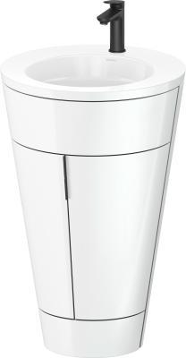 Duravit Starck 1 c-bonded yerden dolap 560 mm Beyaz (parlak) S19513OBD850000
