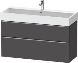 Duravit D-Neo Asma dolap ünitesi 1184 mm Grafit Mat DE4375070490000