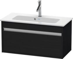 Duravit Ketho Asma dolap ünitesi Siyah Meşe Siyah Mat Dekor KT642301616