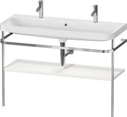 Duravit Happy D.2 c-shape Metal lavabo konsolu 1175 mm İskandinav Beyazı Saten Mat Lake HP4849O39390000