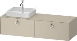 Duravit White Tulip Asma dolap ünitesi 1600 mm Taupe Saten Mat Lake WT4890L60600000