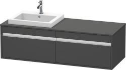Duravit Ketho Asma dolap ünitesi 1400 mm Grafit Mat KT6797L4949