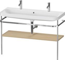 Duravit Happy D.2 c-shape Metal lavabo konsolu 1175 mm Akdeniz Meşesi Gerçek ahşap kaplama HP4849O71710000