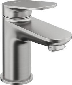 Duravit Wave Tek kollu lavabo bataryası S 52 mm Brushed Stainless Steel WA1010002070