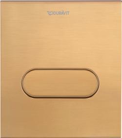 Duravit DuraSystem Pisuvar için mekanik kumanda paneli A1 10 mm Fırçalanmış Bronz