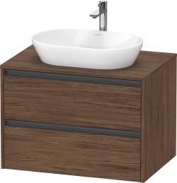 Duravit Ketho.2 Asma dolap ünitesi 800 mm Koyu Ceviz Dekor K24895021210000