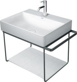 Duravit DuraSquare Metal konsol 665 mm Siyah Mat 0031024600