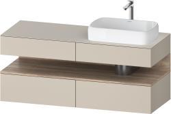 Duravit Studio F. A. Porsche Collection Asma dolap ünitesi 1400 mm Taupe Süper Mat QA4766055830000