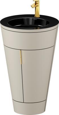 Duravit Starck 1 c-bonded yerden dolap 560 mm Taupe Saten Mat Lake S19515O34600010