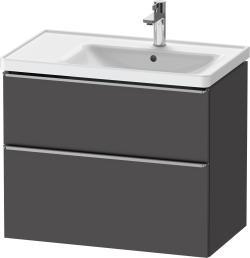 Duravit D-Neo Asma dolap ünitesi 784 mm Grafit Mat DE4358070490000