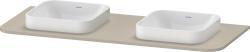 Duravit Happy D.2 Tezgah 1300 mm Taupe Saten Mat Lake HP032KB6060