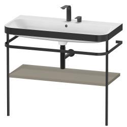 Duravit Happy D.2 c-bonded Metal lavabo konsolu 975 mm Taş Grisi Saten Mat Lake HP4738E9292