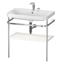Duravit Happy D.2 c-shape Metal lavabo konsolu 775 mm Beyaz (parlak) HP4837E2222