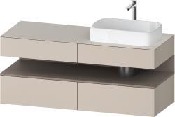 Duravit Studio F. A. Porsche Collection Asma dolap ünitesi 1400 mm Taupe Dekoru QA4766043910000