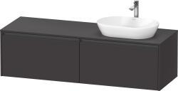 Duravit Ketho.2 Asma dolap ünitesi 1600 mm Grafit Süper Mat K24889R80800000