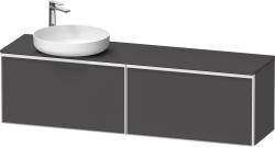 Duravit Vitrium Asma dolap ünitesi 1600 mm Grafit Mat VT4783L4949001W