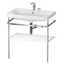 Duravit Happy D.2 c-shape Metal lavabo konsolu 775 mm Beyaz (parlak) HP4837E2222