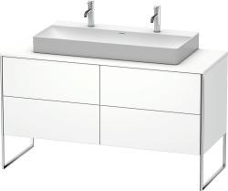 Duravit XSquare Yerden dolap ünitesi için tezgah 1400 mm Beyaz Süper Mat XS4925M8484