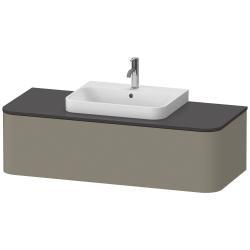 Duravit Happy D.2 Asma dolap ünitesi 1300 mm Taş Grisi Saten Mat Lake HP4942M9292