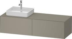 Duravit White Tulip Asma dolap ünitesi 1600 mm Taş Grisi Saten Mat Lake WT4864L92920010