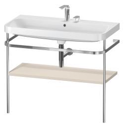 Duravit Happy D.2 c-shape Metal lavabo konsolu 975 mm Taupe Süper Mat HP4838E8383