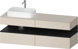 Duravit Studio F. A. Porsche Collection Asma dolap ünitesi 1600 mm Taupe Süper Mat QA4777016830000