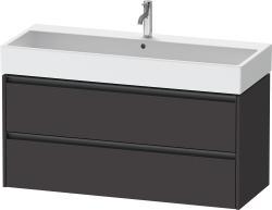 Duravit Ketho.2 Asma dolap ünitesi 1184 mm Grafit Süper Mat K25279080800000