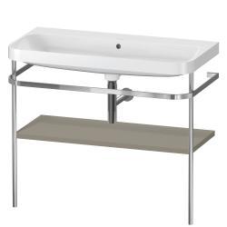 Duravit Happy D.2 c-shape Metal lavabo konsolu 975 mm Taş Grisi Saten Mat Lake HP4838N9292