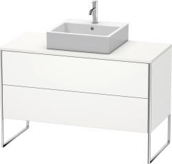 Duravit XSquare Yerden dolap ünitesi için tezgah 1200 mm Beyaz Saten Mat Lake