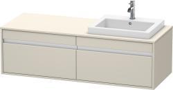 Duravit Ketho Asma dolap ünitesi 1400 mm Taupe Dekoru KT6797R9191