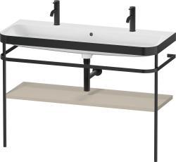 Duravit Happy D.2 c-bonded Metal lavabo konsolu 1175 mm Taupe Saten Mat Lake HP4759O60600000