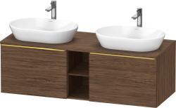 Duravit D-Neo Asma dolap ünitesi 1400 mm Koyu Ceviz Dekor DE4950B34210000