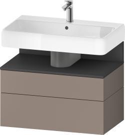 Duravit Studio F. A. Porsche Collection Asma dolap ünitesi 790 mm Bazalt Mat QA4394049430010