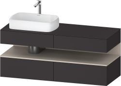 Duravit Studio F. A. Porsche Collection Asma dolap ünitesi 1400 mm Grafit Süper Mat QA4765091800000
